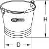 KS Tools 9635505 Nejiskřící kbelík z mosazi 10 l #####Eimer