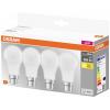 OSRAM HOMELIGHTING 4058075819511 LED Energetická třída (EEK2021) F (A - G) B22d klasická žárovka 8.5 W = 60 W teplá bílá (Ø x d) 60 mm x 107 mm 4 ks