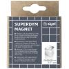 Sigel neodymový magnet C20 Super-Strong (š x v x h) 20 x 20 x 20 mm krychle stříbrná 2 ks BA706