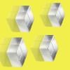 Sigel neodymový magnet C10 Extra-Strong (š x v x h) 20 x 10 x 20 mm krychle stříbrná 4 ks BA705