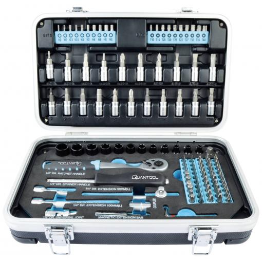 Brüder Mannesmann QUANTOOL Q25003 sada bitů, 116dílná, 1/4 (6,3 mm)