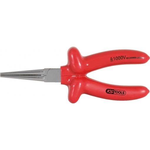 1000V kulaté kleště s dlouhými čelistmi, 160 mm KS Tools 117.1290
