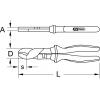 VDE nůžky na kabely ERGOTORQUE, 215 mm KS Tools 117.1123