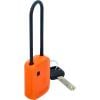 Visací zámek Absperr, oranžová, kompozitní materiál, 76 mm KS Tools 117.0221