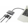 Renkforce USB-C®, VGA adaptér [1x USB-C® zástrčka - 1x USB-C® zásuvka (nabíjení), VGA zásuvka, USB 3.2 gen. 1 zásuvka A] RF-HUB-151 15 cm