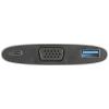 Renkforce USB-C®, VGA adaptér [1x USB-C® zástrčka - 1x USB-C® zásuvka (nabíjení), VGA zásuvka, USB 3.2 gen. 1 zásuvka A] RF-HUB-151 15 cm
