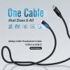 EDIMAX USB kabel USB 4.0, Thunderbolt™ 3 USB-C ® zástrčka 0.50 m černá UC4-0050TB