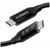 EDIMAX USB kabel USB 4.0, Thunderbolt™ 3 USB-C ® zástrčka 0.50 m černá UC4-0050TB