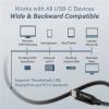 EDIMAX USB kabel USB 4.0, Thunderbolt™ 3 USB-C ® zástrčka 0.50 m černá UC4-0050TB