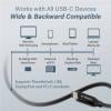 EDIMAX USB kabel USB 4.0, Thunderbolt™ 3 USB-C ® zástrčka 1.00 m černá UC4-010TB V2