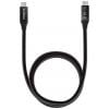 EDIMAX USB kabel USB 4.0, Thunderbolt™ 3 USB-C ® zástrčka 1.00 m černá UC4-010TB V2