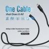 EDIMAX USB kabel USB 4.0, Thunderbolt™ 3 USB-C ® zástrčka 1.00 m černá UC4-010TB V2