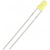 TRU COMPONENTS LED s vývody žlutá kulatý 3 mm 330 mcd 30 ° 12 mA 5 V