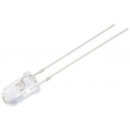 TRU COMPONENTS LED s vývody teplá bílá kulatý 5 mm 1560 mcd 30 ° 1 mA 2.8 V