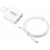VOLTCRAFT UC-3ACX003 USB nabíječka, GaN, 1x USB A , 2x USB-C®, 120 W, Dodávka energie, bílá