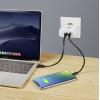 VOLTCRAFT UC-3ACX003 USB nabíječka, GaN, 1x USB A , 2x USB-C®, 120 W, Dodávka energie, bílá