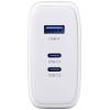 VOLTCRAFT UC-3ACX003 USB nabíječka, GaN, 1x USB A , 2x USB-C®, 120 W, Dodávka energie, bílá
