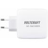 VOLTCRAFT UC-3ACX003 USB nabíječka, GaN, 1x USB A , 2x USB-C®, 120 W, Dodávka energie, bílá