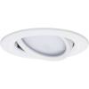 Paulmann 4064161242163 Coin Slim LED vestavné svítidlo, LED, pevně vestavěné LED, 18 W, bílá (matná), sada 4 ks