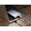 Renkforce Thunderbolt™ kabel Thunderbolt™ 4 Thunderbolt ™ (USB-C ®) zástrčka, Thunderbolt ™ (USB-C ®) zástrčka 0.80 m černá dvoužilový stíněný RF-5235980
