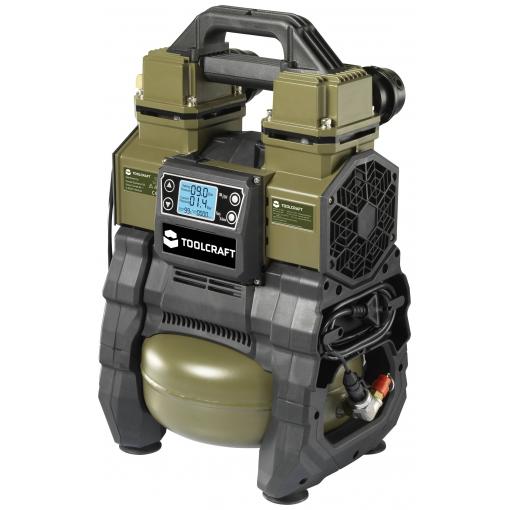 TOOLCRAFT TO-7858587 KOMPRESOR 12 VDC, 18 VDC/ 230 VAC 9 bar
