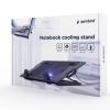 Gembird NBS-1F17T-01 chladicí podložka pod notebook nastavitelná výška