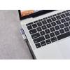 Renkforce USB3® adaptér [1x Konektor USB4® - 1x USB-C® zásuvka] 40 GBit/s 90° zatočeno doleva, hliníková zástrčka