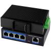 LogiLink NS202P průmyslový ethernetový switch, 5 portů, 10 / 100 / 1000 MBit/s, funkce PoE