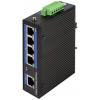LogiLink NS202P průmyslový ethernetový switch, 5 portů, 10 / 100 / 1000 MBit/s, funkce PoE