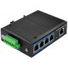 LogiLink NS202P průmyslový ethernetový switch, 5 portů, 10 / 100 / 1000 MBit/s, funkce PoE