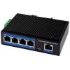 LogiLink NS202P průmyslový ethernetový switch, 5 portů, 10 / 100 / 1000 MBit/s, funkce PoE
