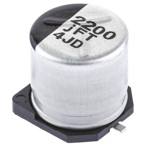 Panasonic EEEFT0J222AP elektrolytický kondenzátor SMD 2200 µF 6.3 V 20 % (Ø) 10.00 mm 1 ks Tape cut