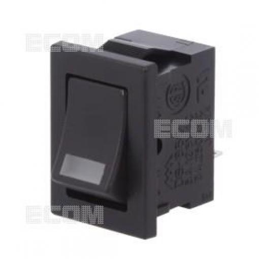 Kolébkový vypínač DS-850K-S-LY-K, 250 V / 3 A, ON-OFF