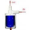 Elektromagnetický ventil 12 V DC na vodu, plastový, vývody 5,5 mm