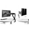 Neomounts držák na stůl pro monitor DS75-450WH2 2 Displej: (s) 43,2 cm (17) - 81,3 cm (32) bílá nastavitelná výška, naklápěcí, nakláněcí, otočný