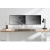 Neomounts držák na stůl pro monitor DS75-450WH2 2 Displej: (s) 43,2 cm (17) - 81,3 cm (32) bílá nastavitelná výška, naklápěcí, nakláněcí, otočný