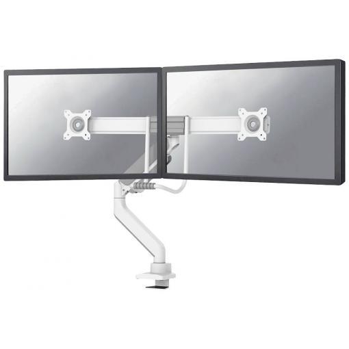 Neomounts držák na stůl pro monitor DS75-450WH2 2 Displej: (s) 43,2 cm (17) - 81,3 cm (32) bílá nastavitelná výška, naklápěcí, nakláněcí, otočný