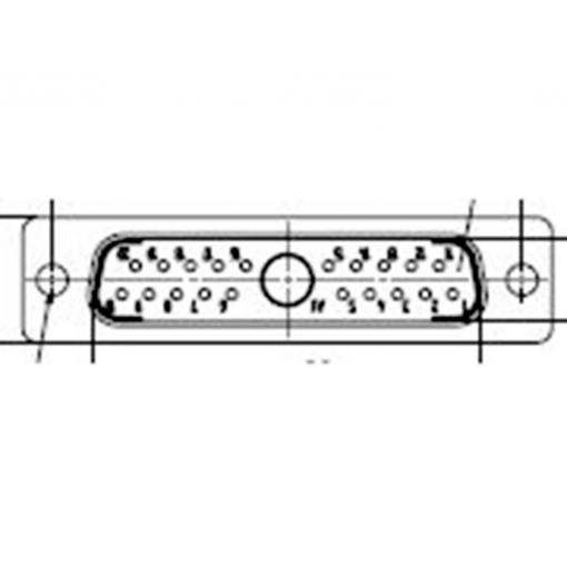 Molex 1727040021 zástrčka D-SUB Pólů: 21 pájecí kalíšek 1 ks Box