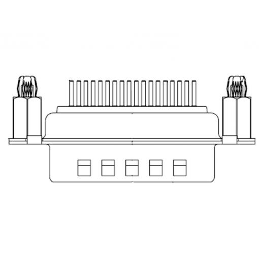 Molex 1731130236 zástrčka D-SUB Pólů: 62 pájecí piny 1 ks Bulk