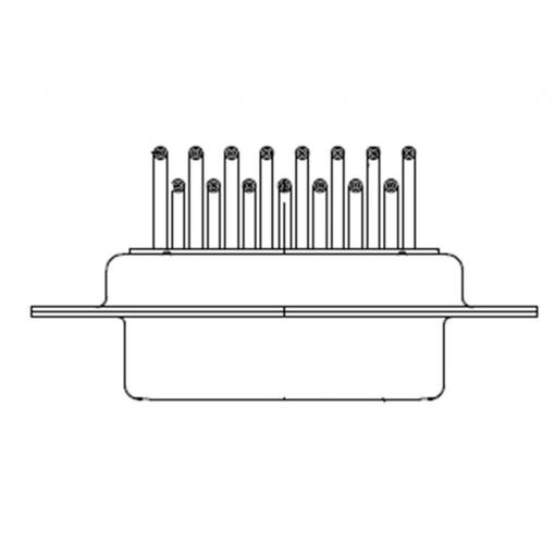 Molex 1731090698 zástrčka D-SUB Pólů: 9 pájecí piny 1 ks