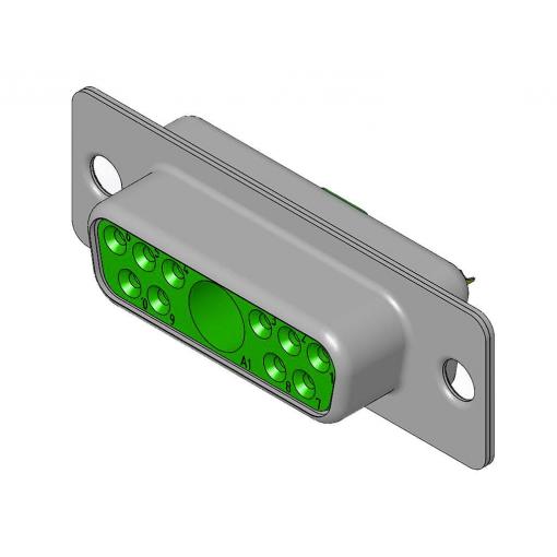Molex 1731070103 zástrčka D-SUB Pólů: 11 pájecí kalíšek 1 ks Piece