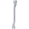 KS Tools 517.0270 CHROMEplus otevřený oboustranný očkový klíč, lomený, 10 x 11 mm