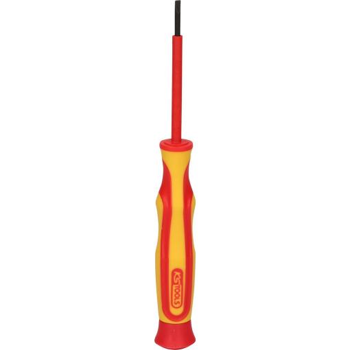 Přesný šroubovák s ochrannou izolací pro šrouby s drážkou, 2,5 mm KS Tools 500.6141