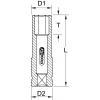 SlimPower 1/2„Impact-konektorové nástrčné hlavice, 21 mm KS Tools 515.0994