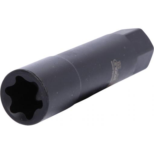 KS Tools 450.0435 Silový nástavec na bity pro šrouby Torx-E L = 107 mm, E22