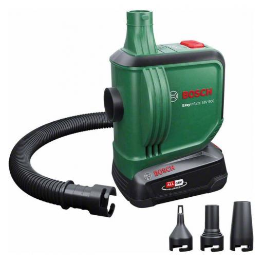 Bosch Home and Garden akumulátorový kompresor pro přípravu stlačeného vzduchu EasyInflate 18V-500 0.03 bar