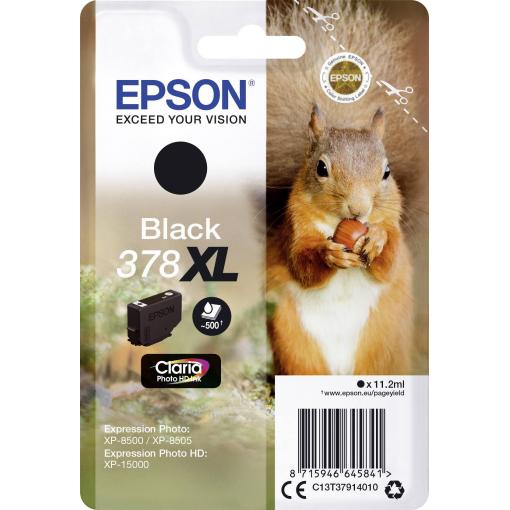 Epson Ink 378XL originál černá C 13 T 37914010