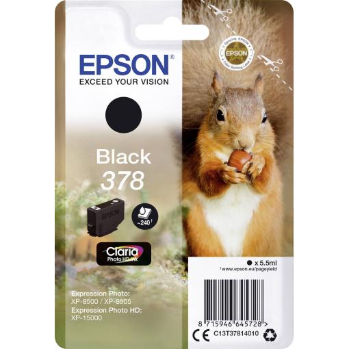 Epson Ink 378 originál černá C 13 T 37814010