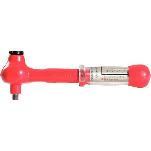 Mini momentový klíč 3/8 s ochrannou izolací a přepínací ráčnou, 5-25Nm KS Tools 117.1184