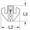 Pár krimpovacích nástavců pro koaxiální konektory, Ø 6,50 / 5,41 / 1,72 mm KS Tools 115.1419